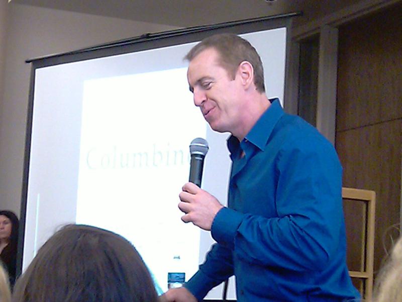 Author of Columbine visits Central