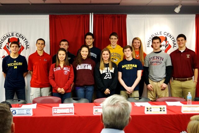 Student athletes sign NCAA National Letter of Intent