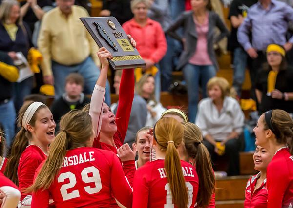 Varsity volleyball ends its successful post-season with loss