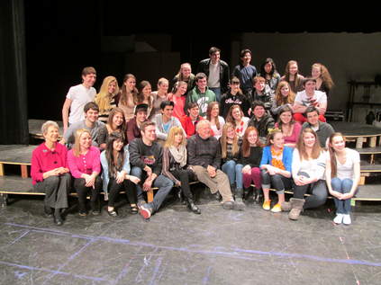 Writer of Grease visits Central