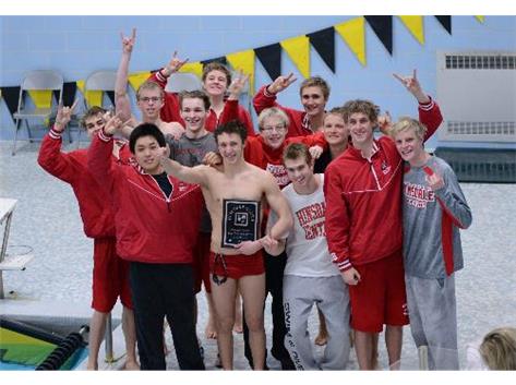 Boys' swimming takes conference title