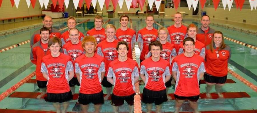 Boys+swimming+sectional+team+competed+Feb.+21%2C+with+many+swimmers+qualifying+for+state.+