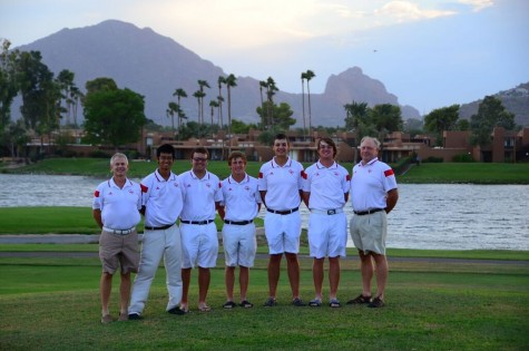 Before the golf tournament, the teams took photos at McCormick Ranch Golf Club in Scottsdale, Ariz. where the competition was held at the beginning of September. 