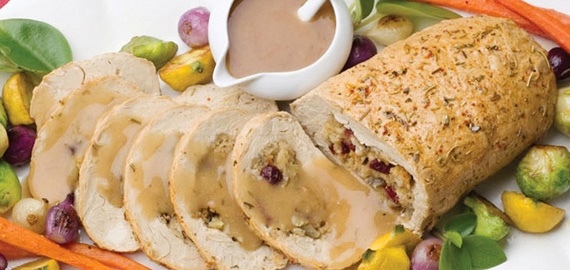 Gardeins take on tofu turkey is vegan and is packed with protein making it a healthy option
