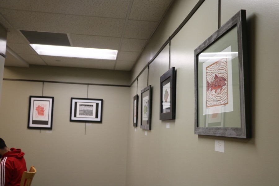 Central alum Jonathan Marquardts art is currently on display at the Hinsdale Library. 