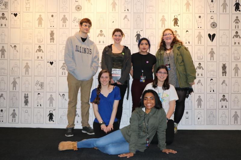 Poetry Club members shared their writing at this years Louder Than a Bomb event on Feb. 19. 