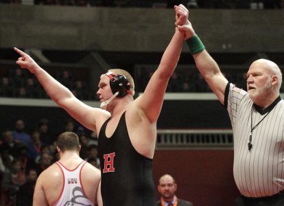 Senior Matt Allen won the state championship in wrestling on Feb. 27. 