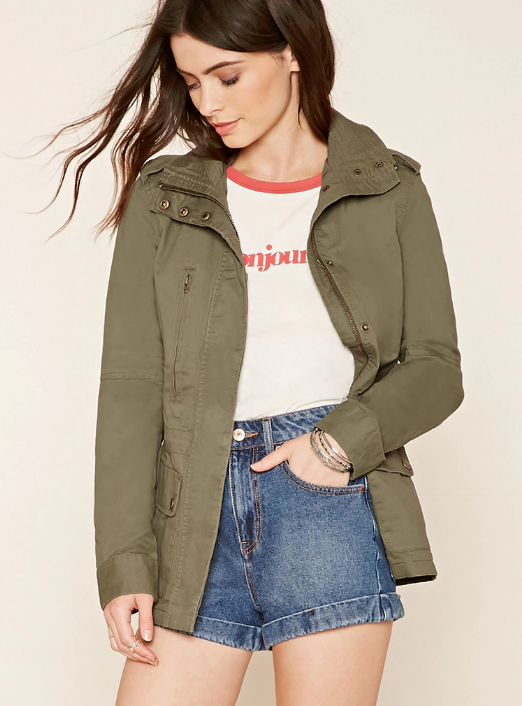 Utility jackets can be worn both indoors and outdoors making for a versatile closet staple.
