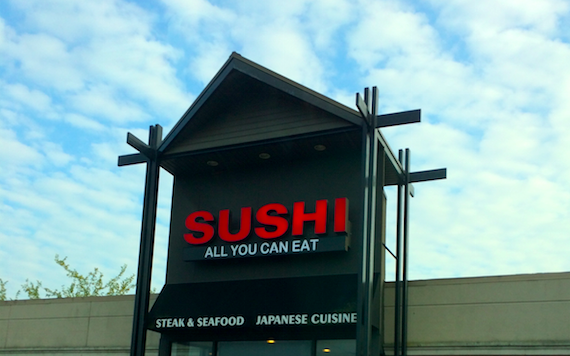 Sakura Nami is an all-you-can-eat sushi restaurant on Ogden Ave in Clarendon Hills. 