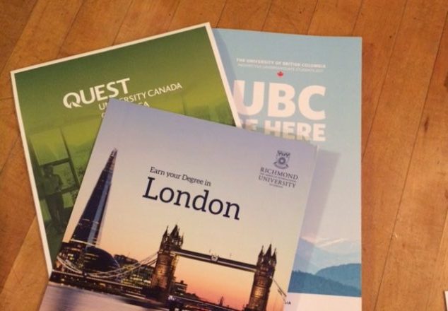 Universities+such+as+University+of+British+Columbia%2C+Quest%2C+Richmond+and+The+American+International+University+in+London+attended+the+International+College+Fair+on+Monday%2C+Nov.+14.+