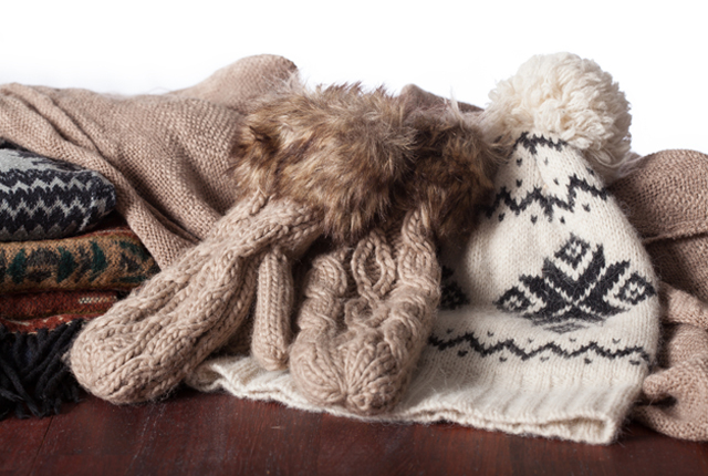 Knits and heavier textures in pieces provide warmth throughout the season.