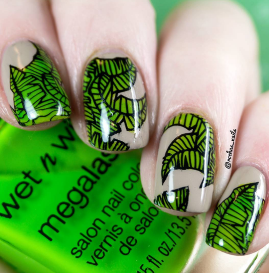 Greenery will be incorperated into all kinds of patterns; especially these trendy banana leaf designs.