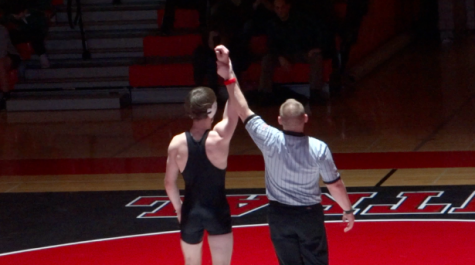 Wrestlers dominate on Senior Night