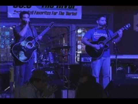 The Brent Shroy band sing and play guitar at the Ballydoyle open mic.