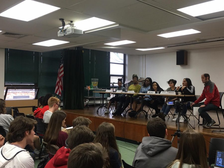 Students from all classes were invited to a town hall style discussion about racism on Feb. 24 as a part of Black History Month. 