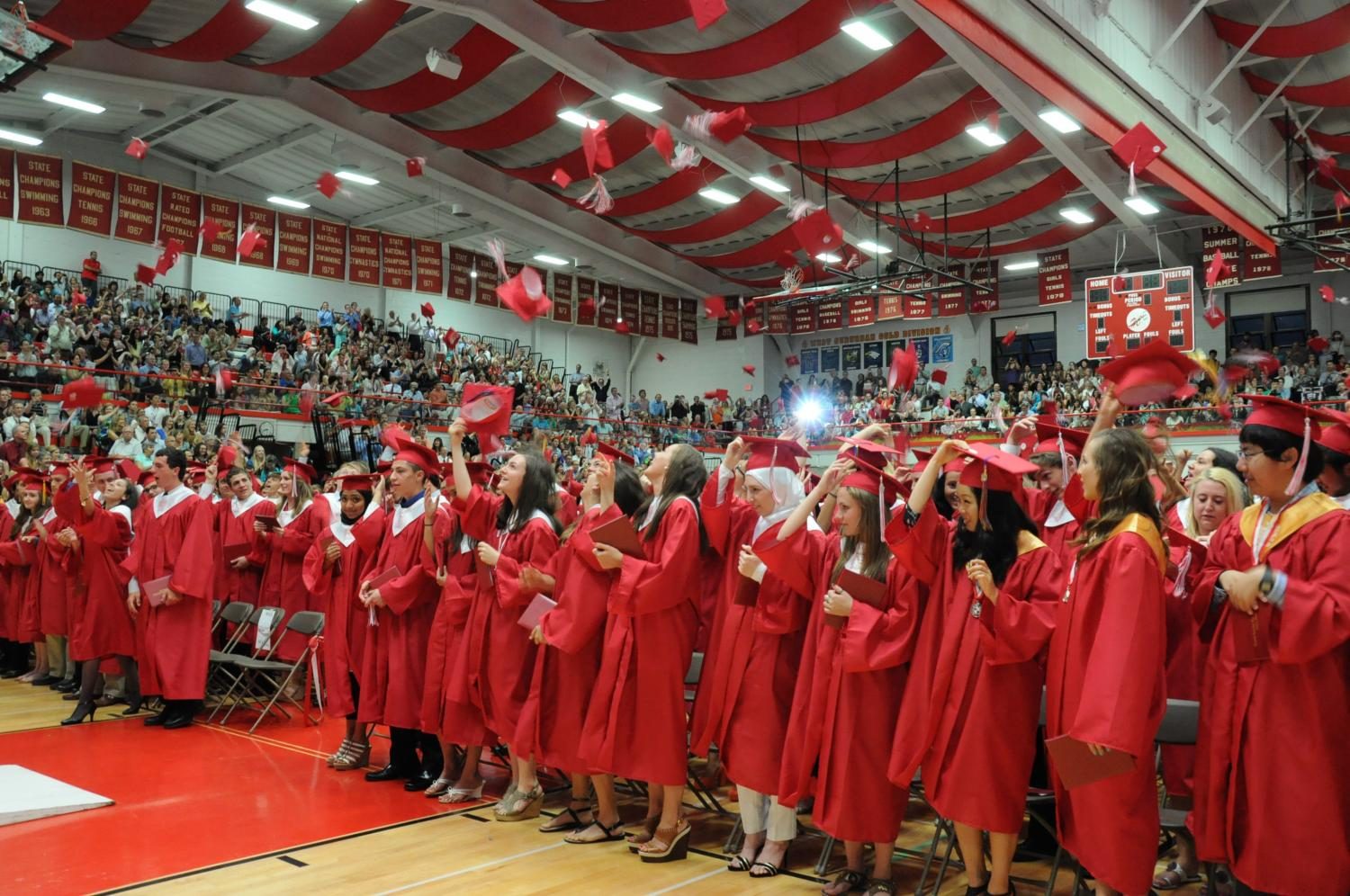Before graduation on May 25, some seniors chose to leave behind a few parting words.