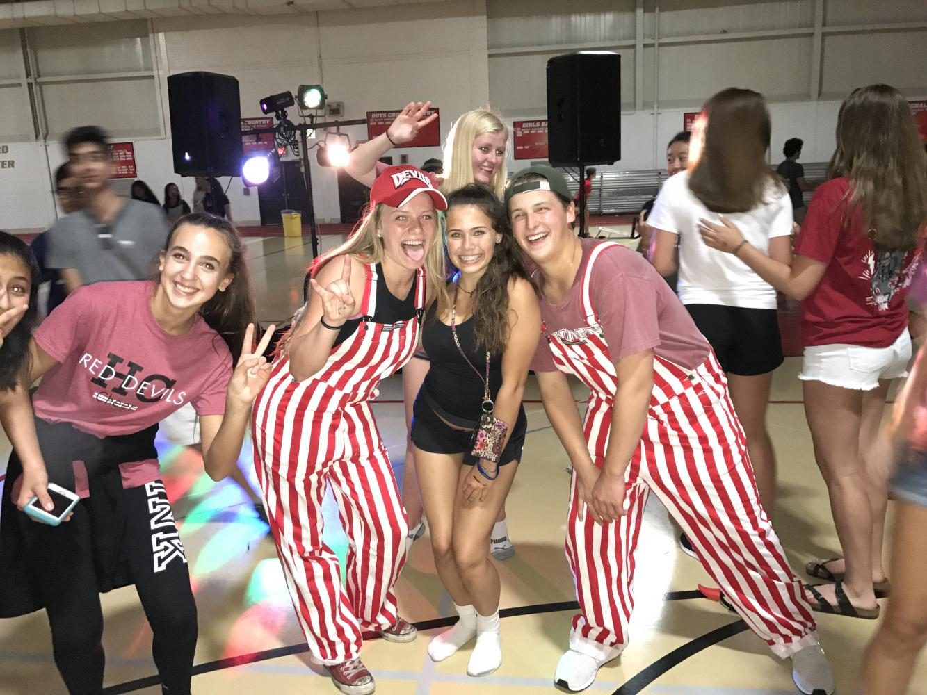 Following the red-white football scrimmage, students attended a night to celebrate the first week of school at the Back to School Bash on Aug. 18. 