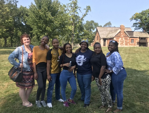 Teachers from South Africa have arrived in Hinsdale for a stay as part of the club LEAP into Africa.