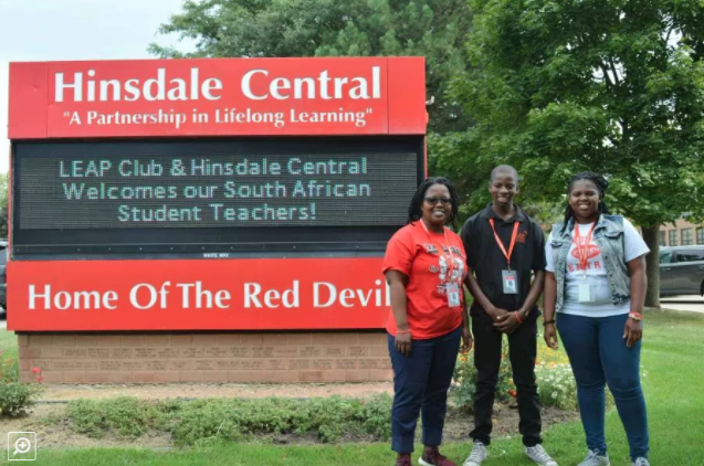 South African teachers Tanya Ham, Tieho P. Mokoena, and Thabelo N. Fhulufhelo visited Central for a month last year as a part of LEAP into Africa.