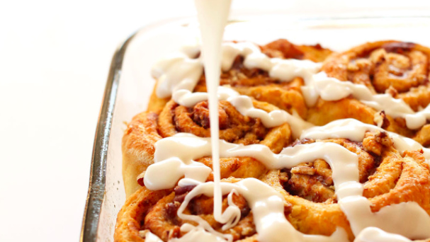 Whether youre vegan or not, these cinnamon rolls would be something new to try since pumpkin is rarely ever found in cinnamon rolls.