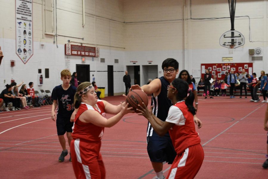 The Special Olympics basketball team played Park Junior High on Monday, Dec. 4. 