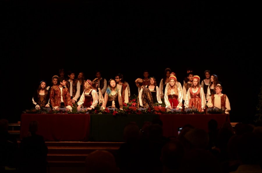 On Monday, Dec. 4, the Madrigals performed their annual winter concert at the Community House. 