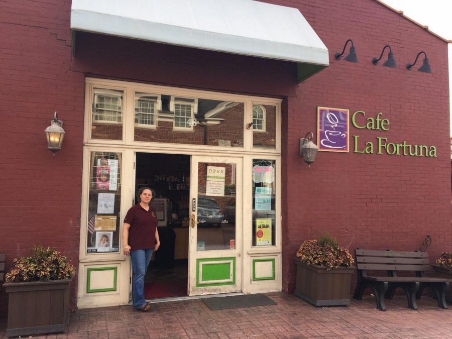 Mrs. Angela Lavelli is part of the Cafe La Fortuna family ownership.