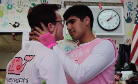 Devils get caught on Kiss Cam