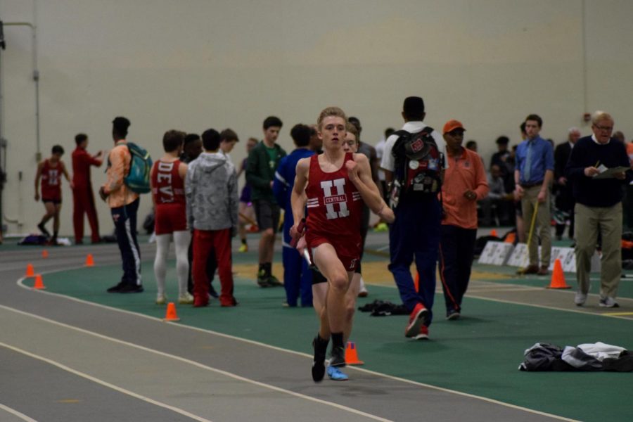 On Friday, March 16, the boys varsity track and field team competed in the West Suburban Silver Conference meet at York High School. The junior varsity teams conference meet was the next day, Saturday, March 17. 