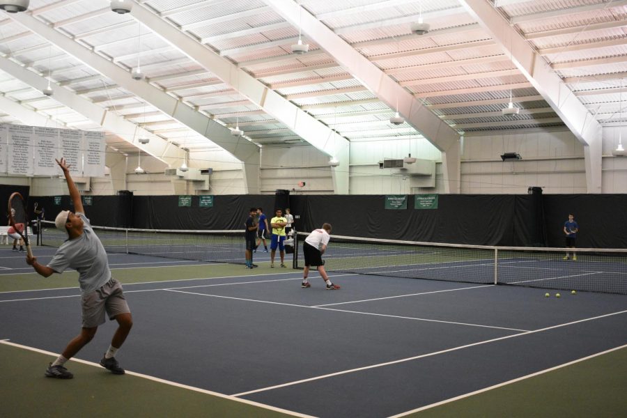 Last week, the boys varsity tennis team traveled to Tennessee to compete. Danny Schmelka and Ansh Shah, freshmen, who are two of the teams up-and-coming athletes both competed in Tennessee. 