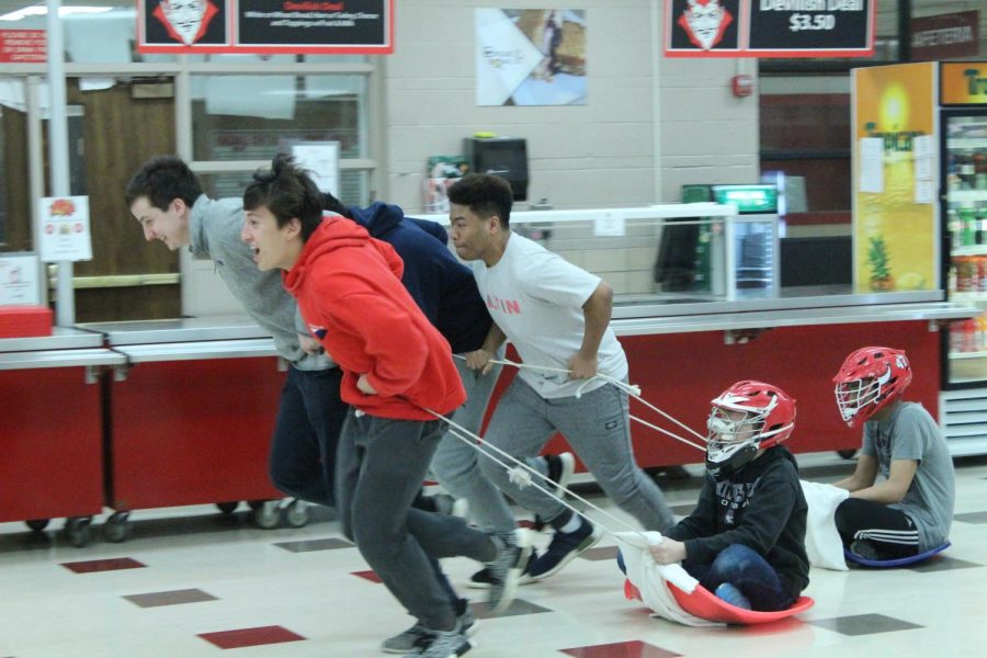 On Thursday, March 1, Latin Club held its annual Lupercalia festival after school in the cafeteria. Participants took part in a variety of events celebrating Roman culture.