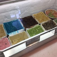 The 22 flavors of Shermans Ice Cream served at the Daily Scoop are made with all natural ingredients for superior quality.