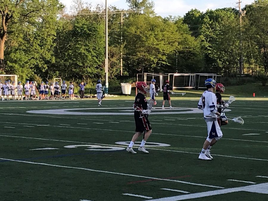 Boys lacrosse pulled off a win against Wheaton North at their home game on May 21. 