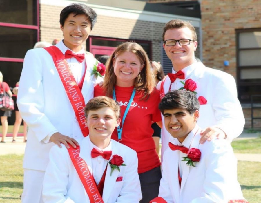 Mrs. Sally Phillip, activities director, plans and attends almost all school events, such as the homecoming festivities in the fall. 