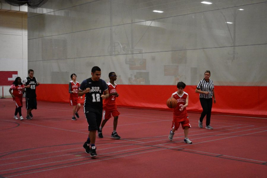 The Special Olympics basketball team played on Wednesday, Nov. 28 in the field house. 