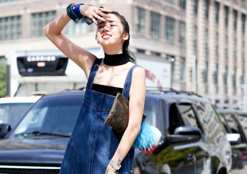 Denim dresses are making a comeback this spring, and are a staple for days when you cant make up your mind on what to wear.