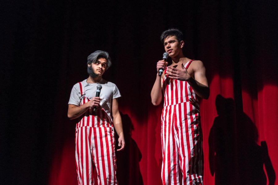 Seniors Ferzam Berki and Nabhan Rafiq hosted the Variety Show on Wednesday and Thursday, March 6 and 7.