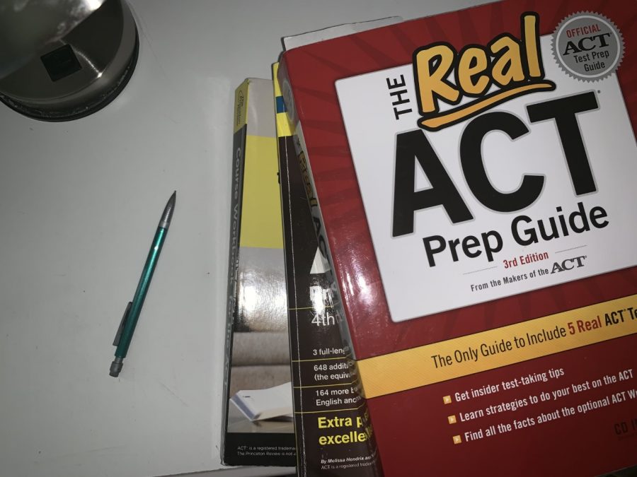 Students can choose to either take the ACT or SAT depending on which test works best for them.