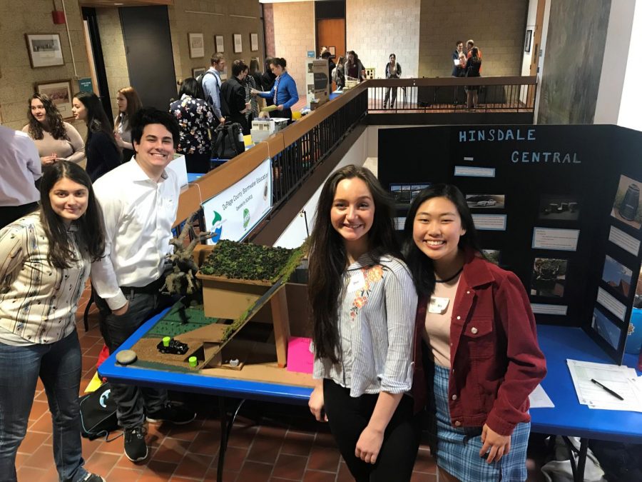 Ecology members, senior Alek Malone and juniors Emma Baroni, Dori Burkhart, and Bry Lee, recently won an Honorable Mention for their model building for its stormwater system. SCARCE held the competition on April 16 and announced winners on April 26, with all participants receiving a certificate and cash prize. 