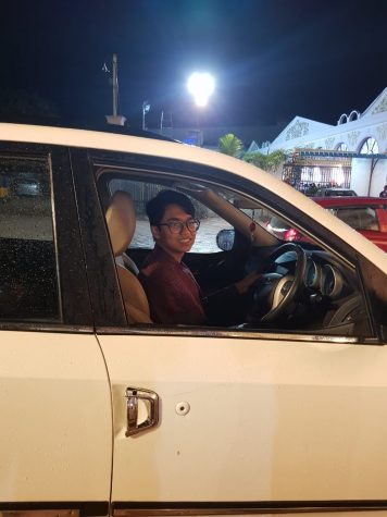 Junior Rayhan Hussain learned to drive stick in India. 