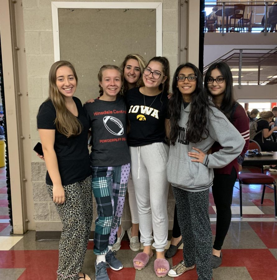 On the week of Sept. 23, Varsity Club set dress days to get students in the spirit for Homecoming. The week kicked off with pajama day as seen in the picture above. 