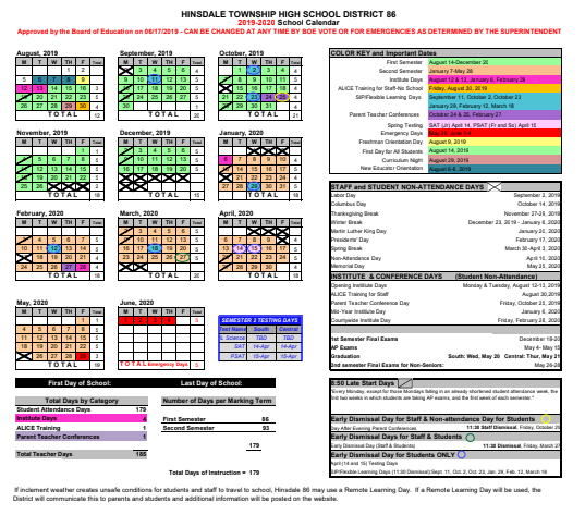 The schools 2019-2020 calendar shows that there is no longer any quarters. 
