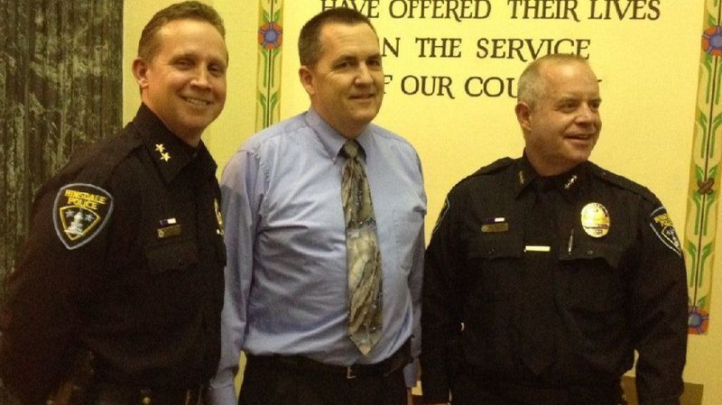 D86 added many new security officers to Central and South, including retired Hinsdale police chief Kevin Simpson (left).