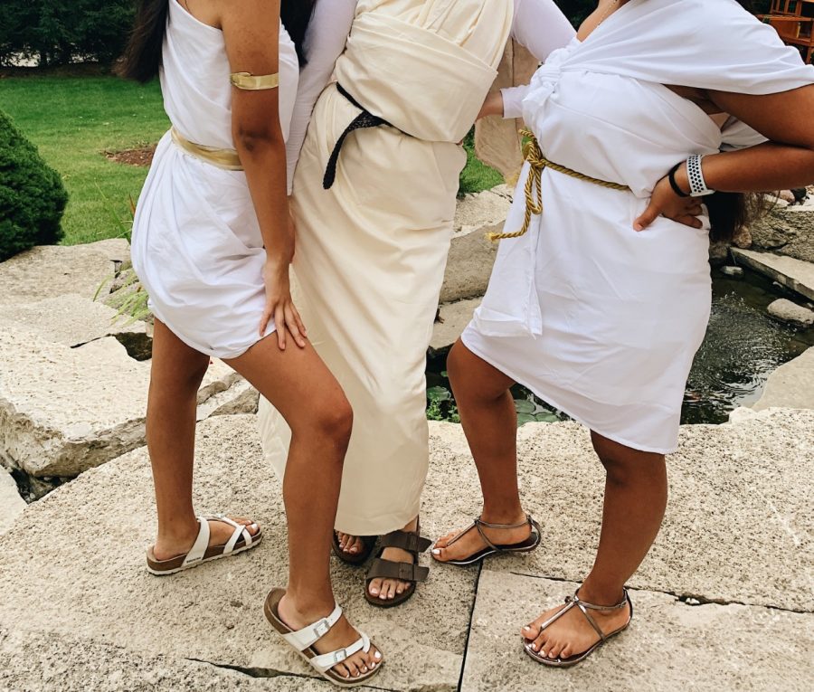 For toga day, togas are only meant to be worn by seniors.