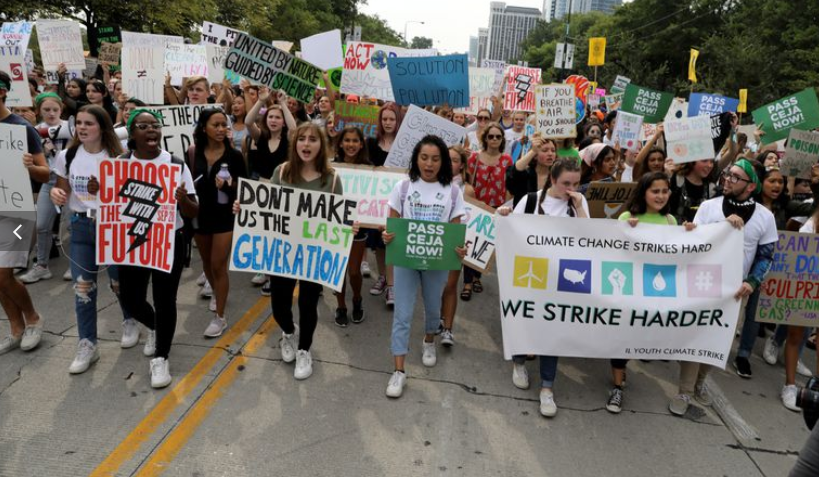 Greta Thunberg called on students to strike during the school day in order to bring attention to the lack of action regarding climate change. 