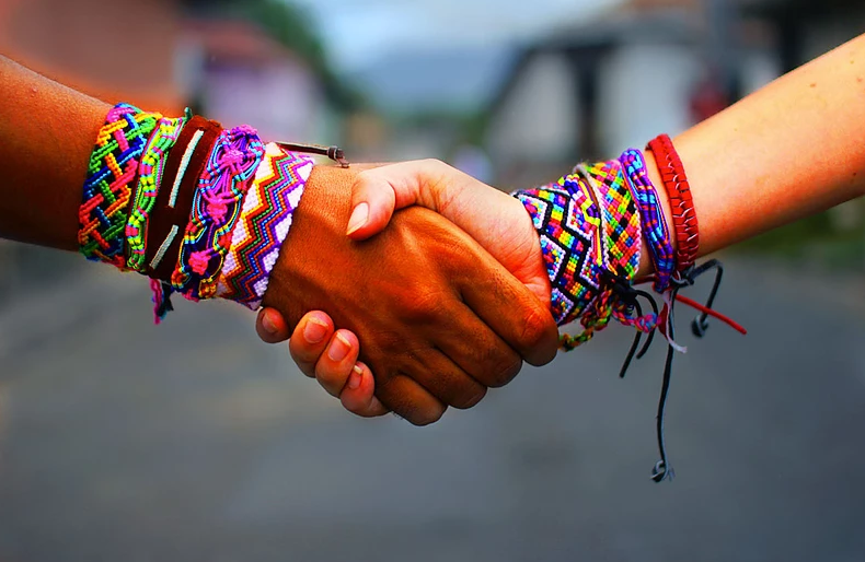These bracelets are a symbol of equality and unity. 