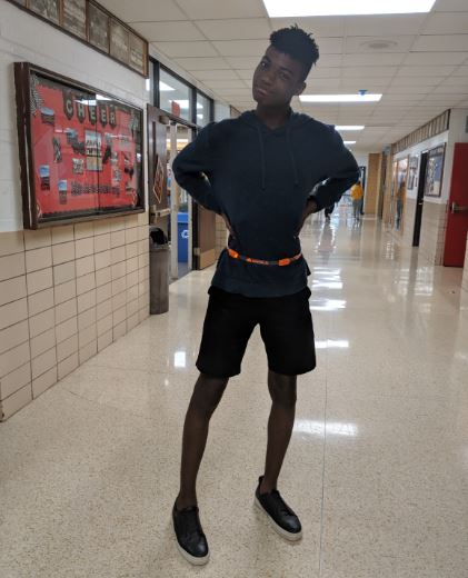 Fashion can be about following a trend, or setting your own just as sophomore Emmanuel Jurineak does. 