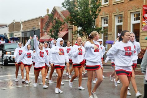 Senior cheerleaders say goodbye for four years of football games