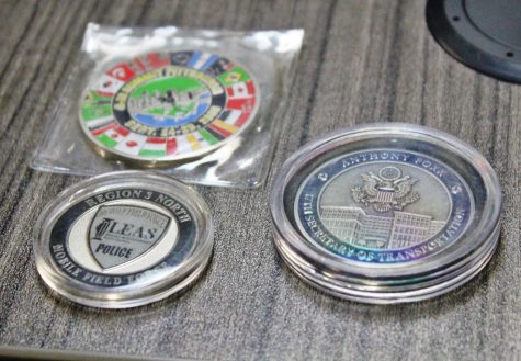 District 86 security institutes challenge coins