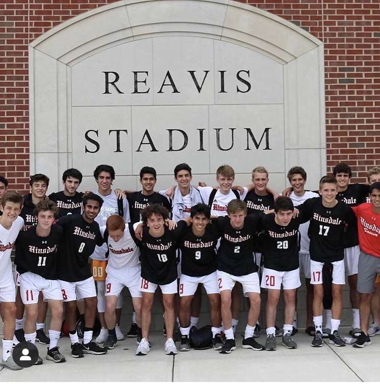 The varsity boys soccer team won their sectional title earlier in October. 